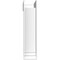 Ekena Millwork Standard Imperial Architectural Grade PVC Bracket With Traditional Ends, 5"W x 16"D x 22"H BKTP05X16X22IMP01 - alternate 2